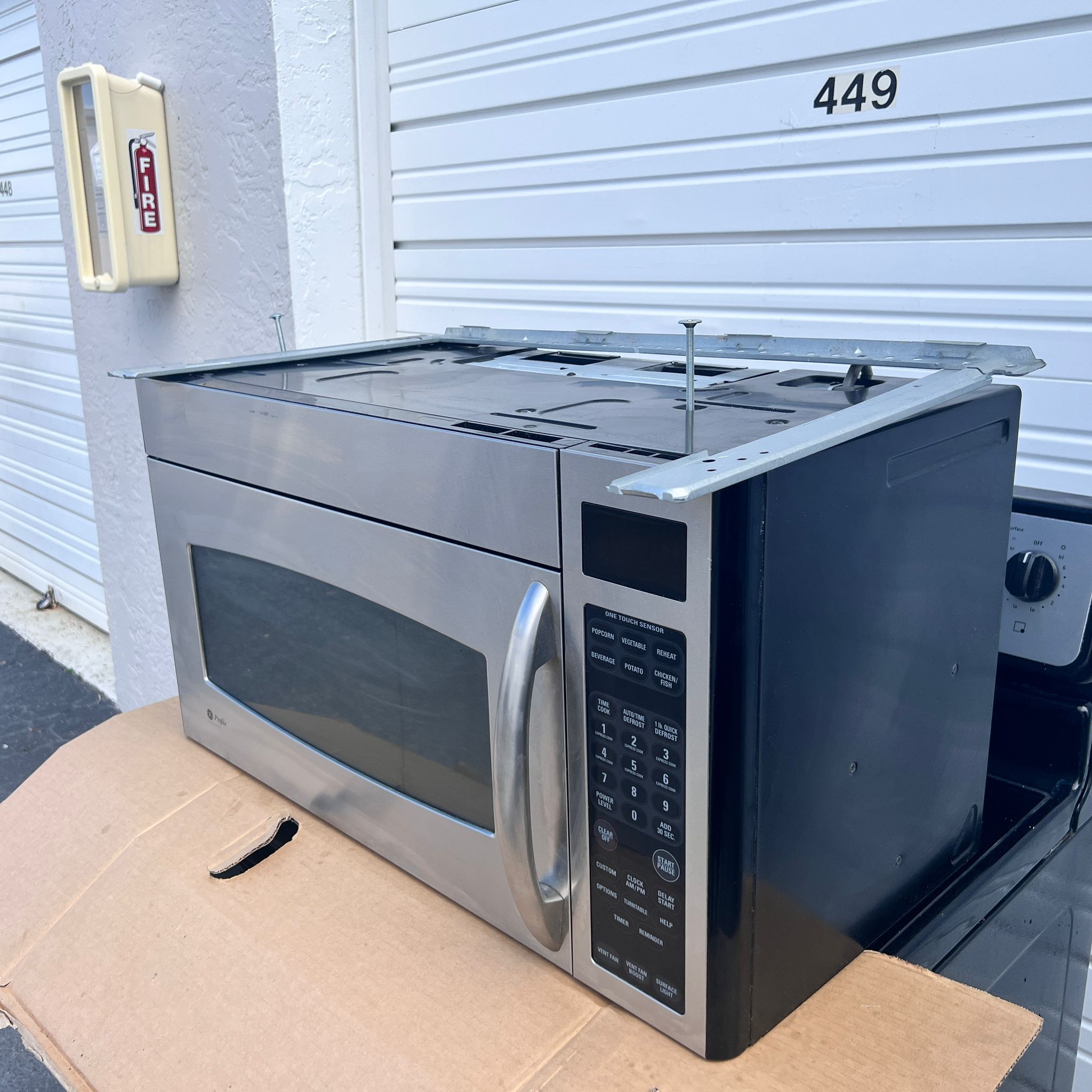 GE Profile Stainless Steel Over-the-Range Microwave GE Profile Stainless Steel Over-the-Range Microwave